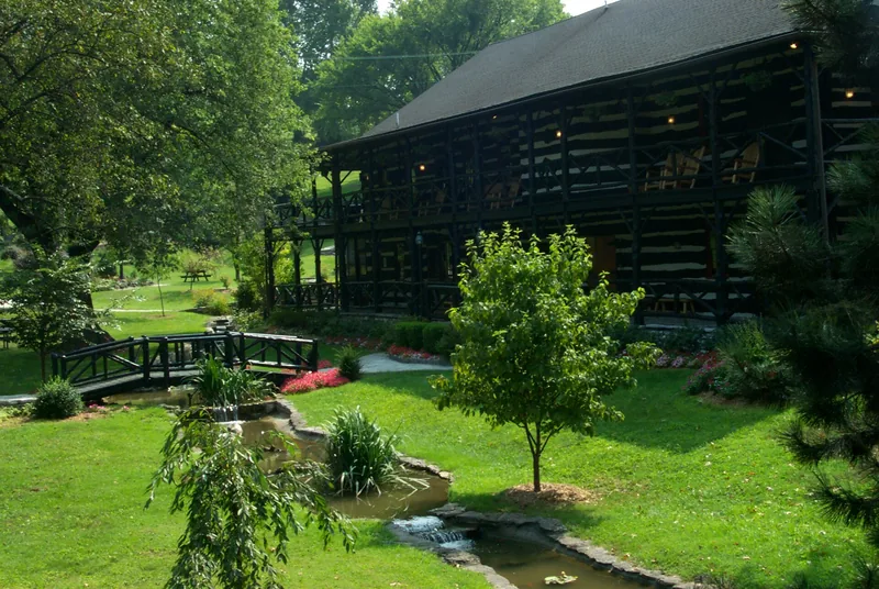 Distillery buildings and lawn on the Buffalo Trace campus in Frankfort