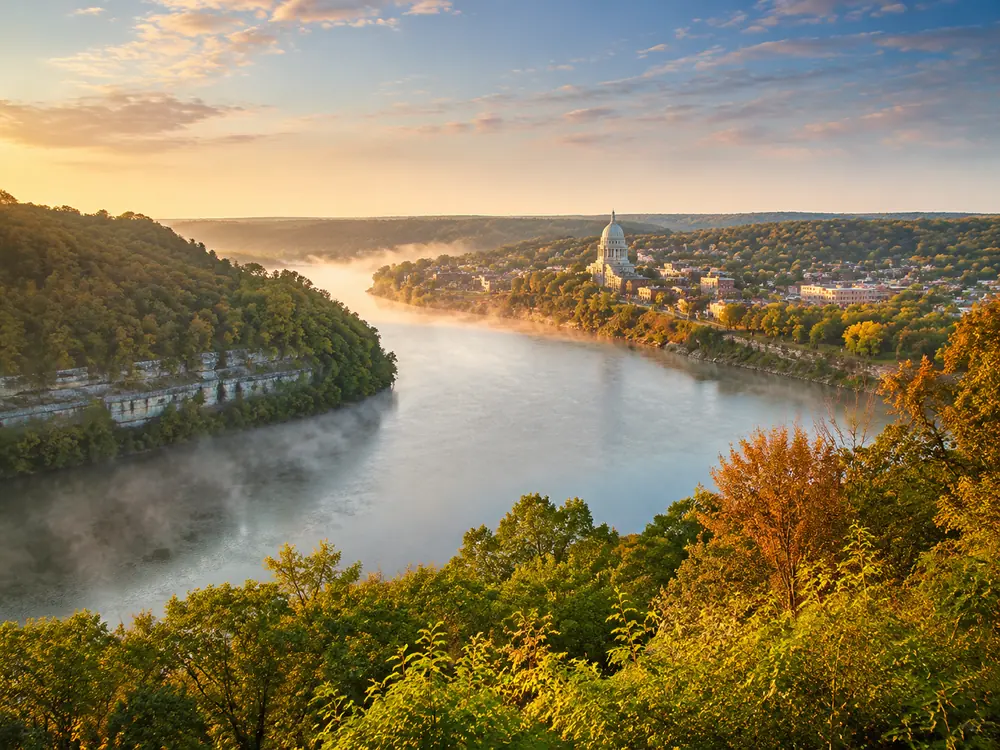 The Kentucky River at Frankfort